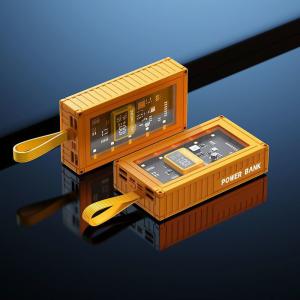 Metal With LED Torch Intelligent Power Bank With Flashlight 20000mAh Digital