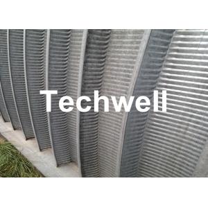 K-Span Arch Roof Roll Forming Machine For 0.8 - 1.5mm Thickness Large Span Roof