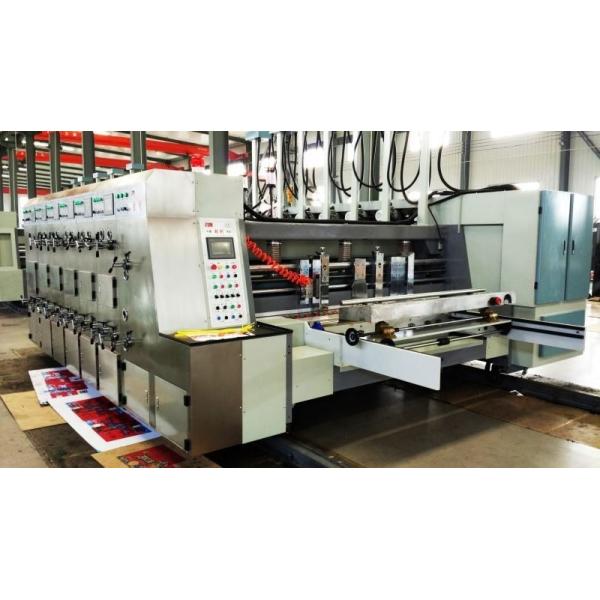Efficient Flexo Printer Slotter , Digital Flexo Printing Machine For Corrugated