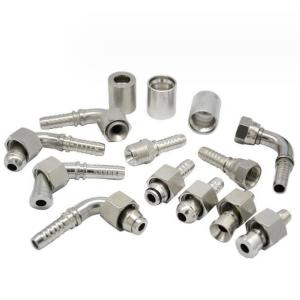High Temperature Work Customized Size Steel Hydraulic Hose Fittings Parker