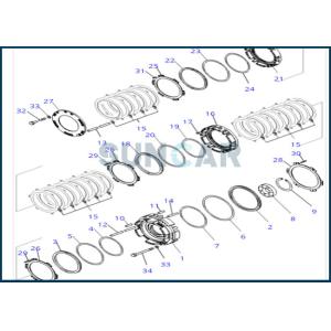 155-15-12811 1551512811 Gearbox Seal Transmission Seal Ring For Bulldozer D85A