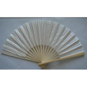 21cm Folding Hand Fans / Foldable Fan With Print Silk Fabric