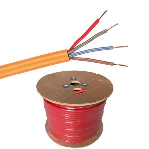 3x0.8mm2 Shielded Solid or Stranded Fire Alarm Cable with Al/Foil Shield and