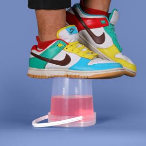 10L Plastic Bucket With Tamper Evident Lid For Thinner Lubricant Material