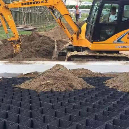 Plastic Grid Slope Protection Geocell for Road Erosion Control and Soil
