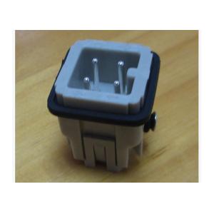 Single Cavity Electronics Injection Molding For IP67 Four Pins Square Male