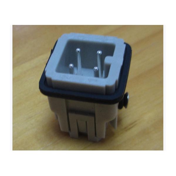 Single Cavity Electronics Injection Molding For IP67 Four Pins Square Male