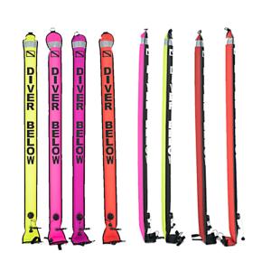 6ft/5ft/4ft Surface Marker Buoy with plastic oral inflator