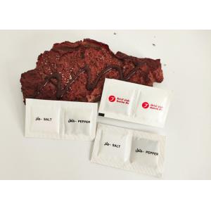 Customizable Salt and Pepper Single use condiment packets for Fresh Seasoning