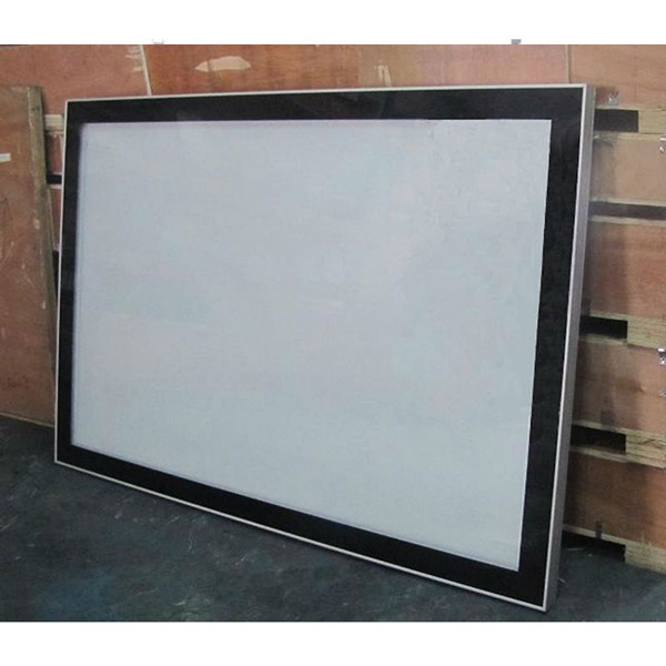 Motioned Rotating Frameless Outdoor Backlit Sign Box 3d Logo Acrylic Material