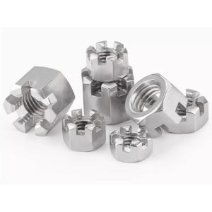 Buy cheap M12 M18 Stainless Steel SUS304 SUS316 Hex Thin Slotted Nut Castle Nut A2 A4 from wholesalers