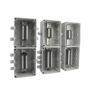Cable Distribution Junction Box 200*150*100mm Waterproof with Din Rail Terminal