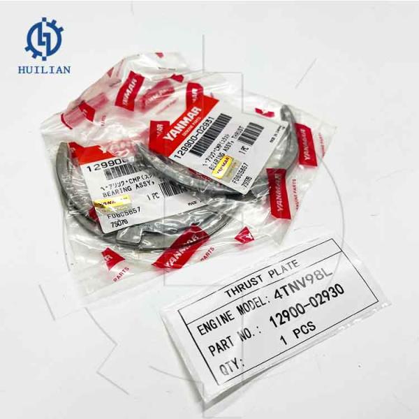 Engine Parts Thrust Plate 129900-02930 Thrust Bearing 4TNV98L Gasket Kit 729907-92660 Overhaul Gasket Kit