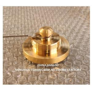 Pipe Sounding cap for Marine Application. Sounding Plug Brass.