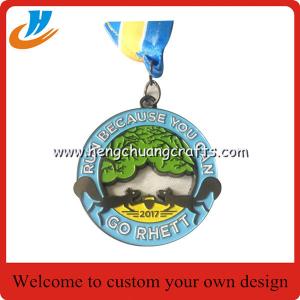 Custom 50mm size metal medals,die casting medals gold plated,high quality hard