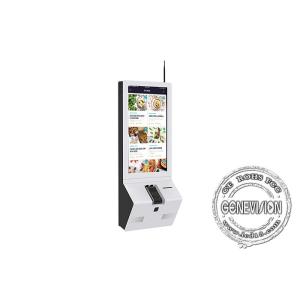 32 Inch PC I3 I5 Self Service Ordering Kiosk With Thermal Printer