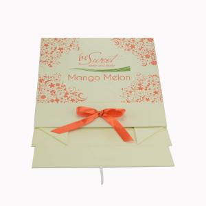 Cream Paper Folding Gift Box CMYK Printing For Sweet Candy Packaging