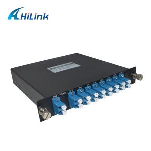 Cheap High Isolation HL-CWDM Mux Demux Module 8+1 Multiplexer With 8 Channel for sale