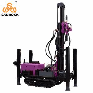 Cheap Customized Hydraulic Controlling Water Well Drilling Machine with 1.5m Drill Pipe Length for sale