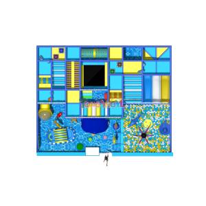 Ocean World Indoor Playground Custom & Safe Marine-Themed Play Equipment For