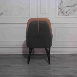Thick Soft Velvet Fabric Dining Chair SUS201 With Elastic Sponge