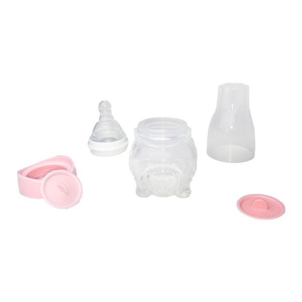 BPA Free Newborn Teething Toys Milk Bottle Medium Flow Customized