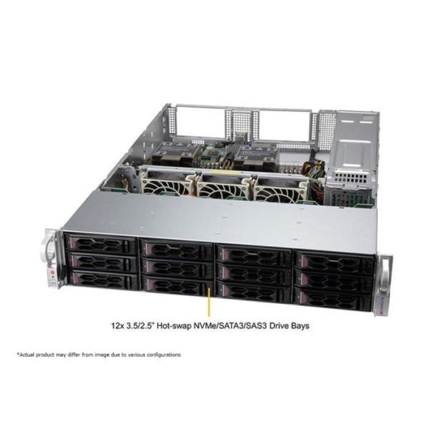 SYS-621C-TN12R Rack super ICX 4510 2P 12C/24T 2.4G 30M 16GT 150W Servers for