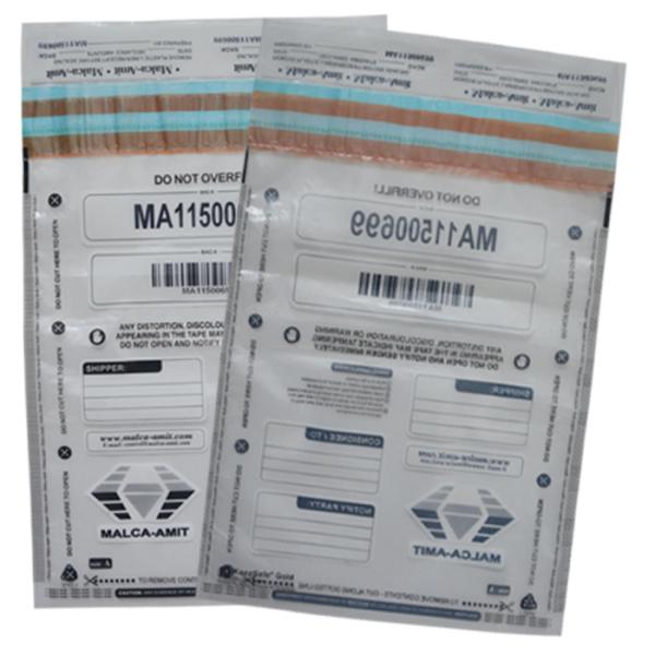 Quality LDPE Tamper Evident Bag Custom Security Bank Deposit Sealing Bag wholesale