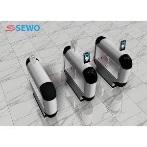 304 Stainless Steel Swing Gate Turnstiles Security Systems Library Turnstiles