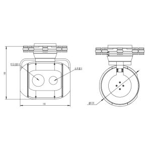 2 Axis Dual Sensor EO/IR Surveillance System In Military And Civilian Fields
