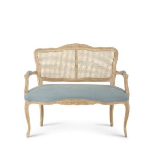 Event linen upholstery rattan back dining chair,handcrafted wood frame with