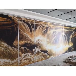 Ballroom Sliding Folding Partitions Movable Walls Sound Insulation ASTM Standard