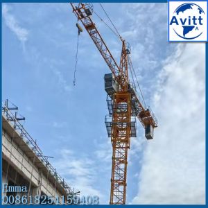 Kind of hammerhead tower cranes qtz63 for construction projects