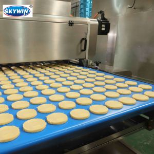 Siemens PLC Butter Cookie Machine , 620 Width Chocolate Chips Making Machine