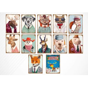 China Customization Daily Household Items A4 Size Iron Plate Bedroom Wall Painting on sale