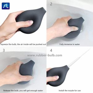 Men Women 224ml Enema Bulb Kit With 4 Replaceable Nozzles