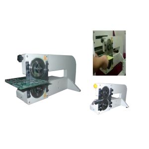 2 Round Blades V Groove PCB Depaneling for Electronics Industry