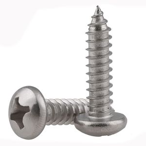 GB845 SUS304 SUS316 Cross Recessed Pan Head Tapping Screw