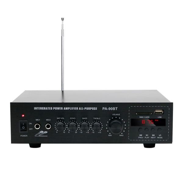 PA-90BT 120W Professional Audio BT Wireless Amplifier High-Power Home Ceiling Speaker Public Broadcast Constant Voltage Metal