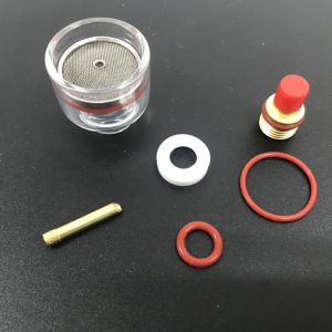 WP9/20 2.4mm TIG Welding Torch Stubby Gas Lens Glass Kit for Wp17/18/26 Tig