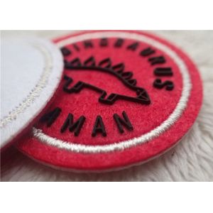 Fashion Custom Clothing Patches / Embroidered Silicone Patches