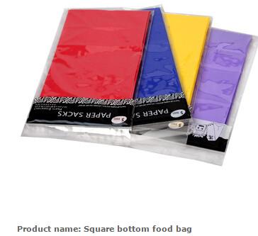 Kraft paper 3 side seal bag,kraft flat bottom bag, waterproof, moisture resistant, window bag, flat bottom bag,zipper se