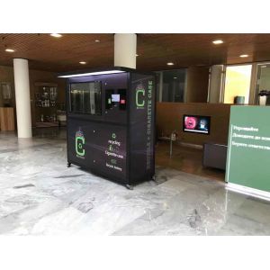 Cigar Box Reverse Recycling Vending Machine With CCTV Camera