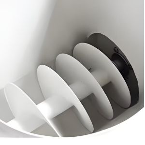 Industrial Customized U-shaped Carbon Steel Auger Material Handling Screw