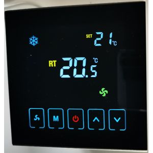 Wall Mounted Fan Coil Unit Thermostat Digital Room Thermostat High Precision