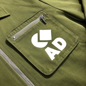 Polyester Custom Windbreaker Cargo Sweatpants Set Men's Zip Up Jacket With