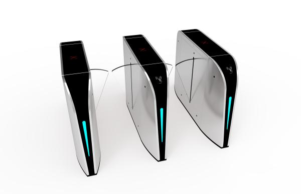 Retractable Retractable Barrier Gate , SUS304 RFID Access Control To Entry