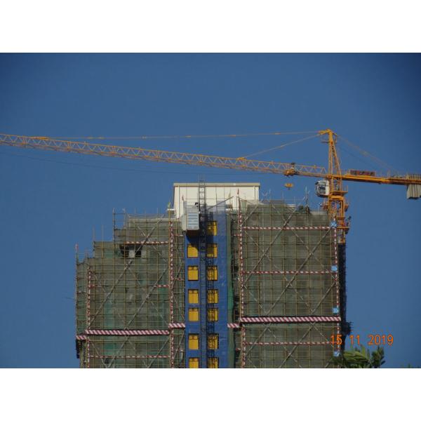 Modular Payload Capacity 2000 KG Per Cage 3 Doors Construction Site Hoist