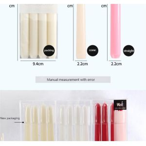European Colored Long-Rod Candle Holiday Decoration Power Failure Emergency
