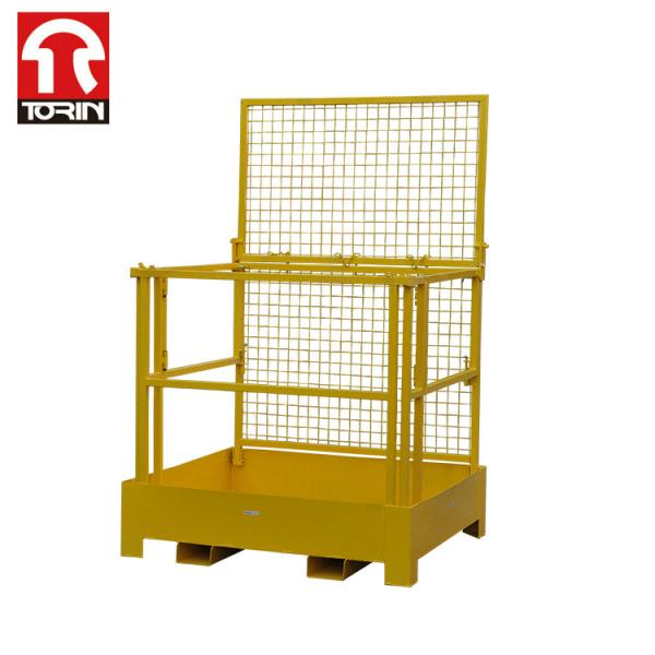 Torin LK74 Large Welded Mesh Powder Coated Finish Folding Forklift Metal Safety Cage